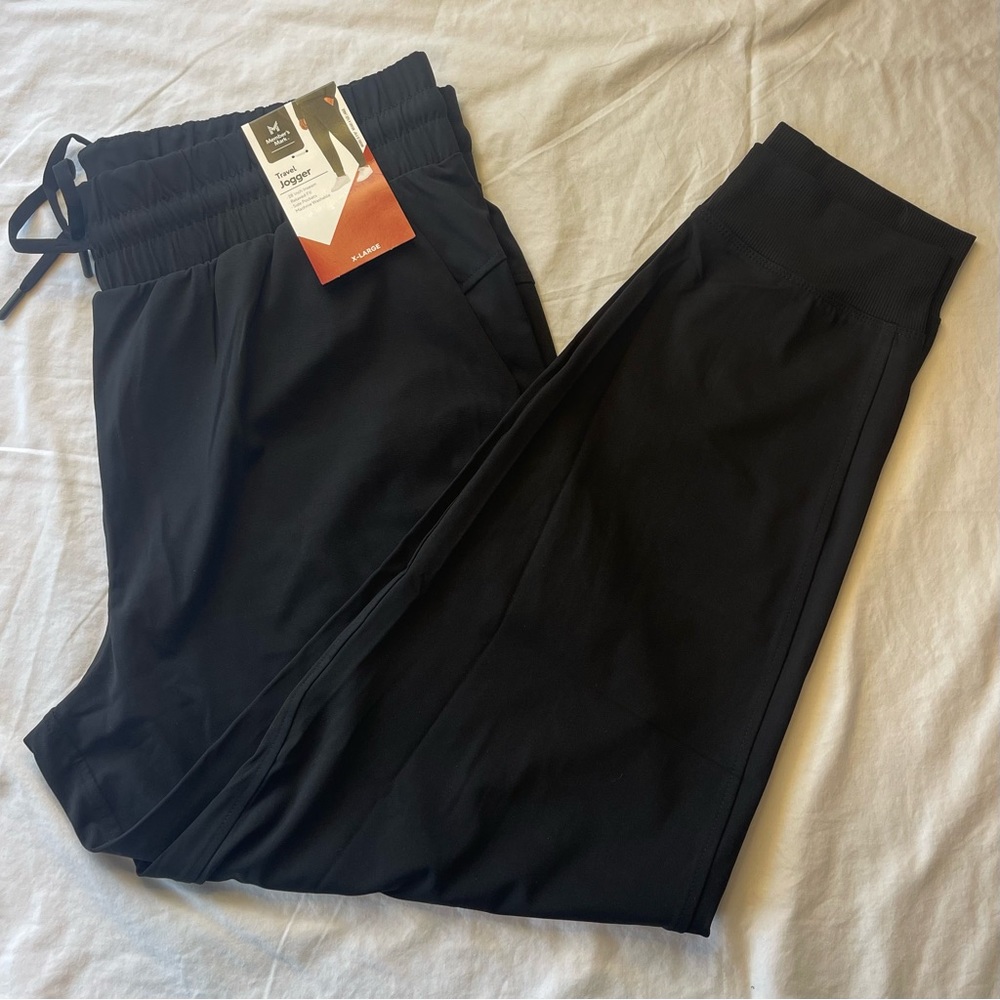 Member's Mark Women's Breathable Everyday Travel Jogger Black XL